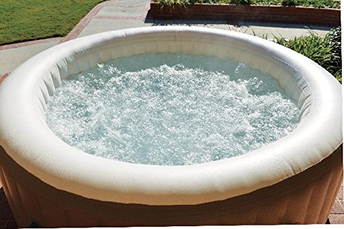 Intex Pure Spa Inflatable Portable Hot Tub Ultimate Bundle Package