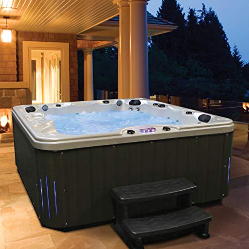 American-Spas-Hot-Tub-AM-885LG-Harmony-6-Person-85-Jets-Lounger-with-Free-Cover-0