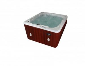 QCA Spas Star Light 8 Person 60 Jet Spa in Silver Marble Product Image