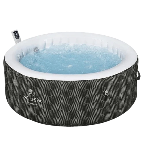 Bestway SaluSpa Barbuda 4 Persons Inflatable Hot Tub, Black