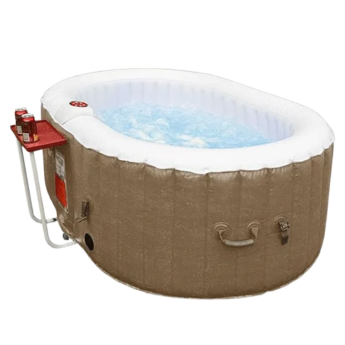 ALEKO HTIO2BRWH Inflatable Hot Tub 145 Gallon Spa